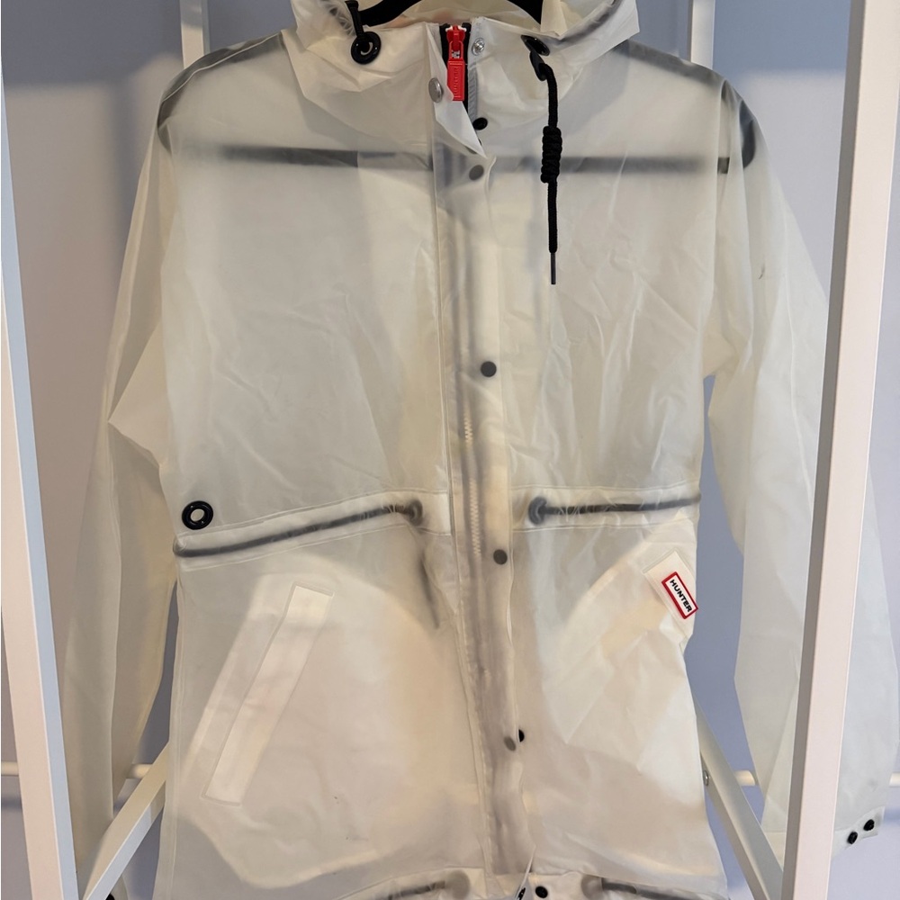 Hunter Transparent Hooded Rain Jacket